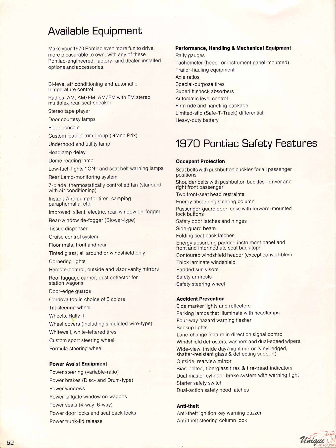 1970 Pontiac Full-Line Prestige Brochure Page 15